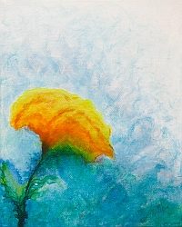 Lean Into the Breeze floral painting thumbnail by Lisa Gibson